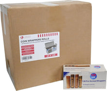 Load image into Gallery viewer, 3072 Pcs Color-Coded Coin Roll Wrappers - Quarters, Nickels, Dimes, and Pennies