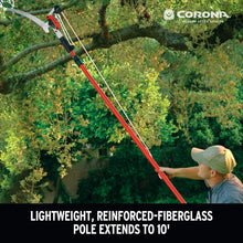 Load image into Gallery viewer, DualLink 10ft Extendable Tree Saw &amp; Pruner - Lightweight &amp; Powerful Red Tool