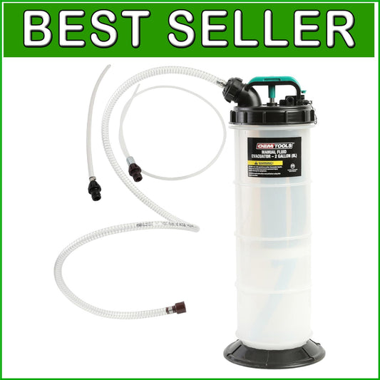 8L Manual Fluid Extractor Tool with Extended 41" Hose for Efficient Oil Changes