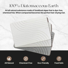Load image into Gallery viewer, Luxurious Diatomaceous Earth Bath Mat - Quick Drying &amp; Non-Slip Sandstone Design