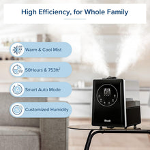 Load image into Gallery viewer, Indoor Comfort: 6L Ultrasonic Humidifier &amp; Essential Oil Diffuser with Timer
