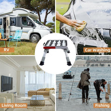 Load image into Gallery viewer, 19'' x 14.5'' RV Step Stool with Non-Slip Gripper Strips - Safe Access for All