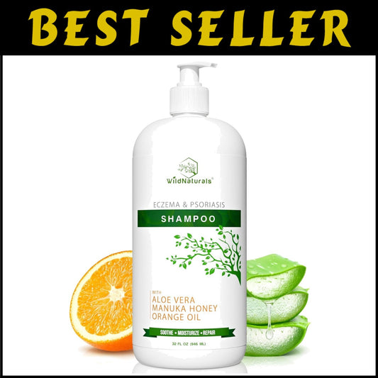 Hypoallergenic Anti-Dandruff Shampoo for Eczema & Psoriasis - Nourishing Relief