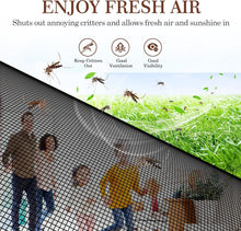 Load image into Gallery viewer, Magnetic Screen Door 72x78 for Easy Ventilation - Pet-Friendly Fiberglass Mesh