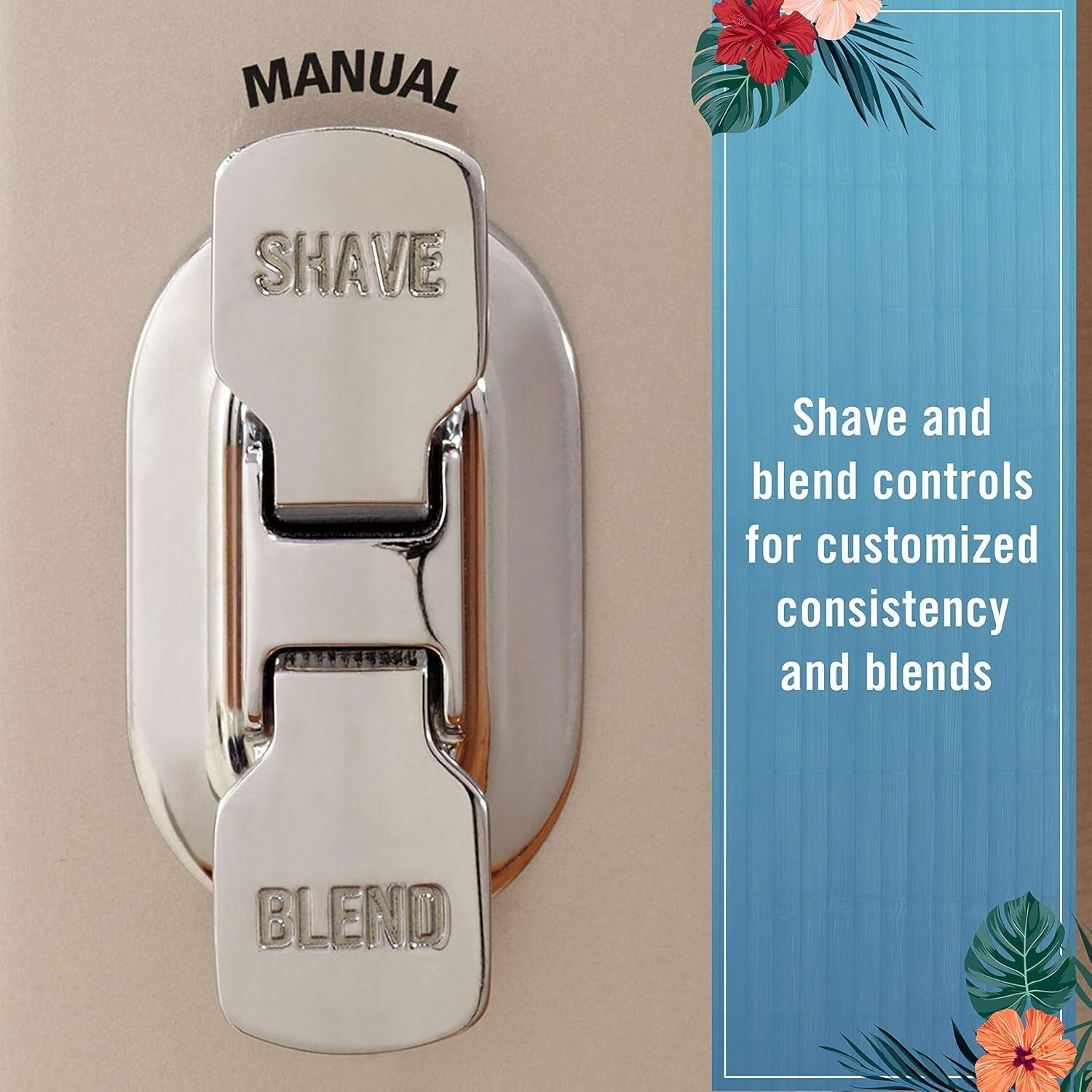 Bali 60 oz Automated Mixer: Stainless Steel Drink Maker for Home Entertaining