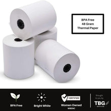 Load image into Gallery viewer, BPA-Free Thermal Receipt Paper Rolls for POS - 3 1/8” x 230’ – 30 Rolls