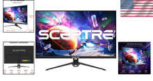 Load image into Gallery viewer, Compact 24" FHD Monitor with 165Hz Refresh and Anti-Flicker for Gamer Comfort