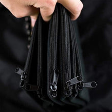 Load image into Gallery viewer, Large Black Trading Pin Bag with Removable Zip Pages - Perfect for Collectors