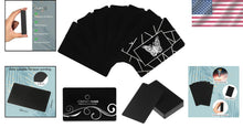 Load image into Gallery viewer, 100-Pack Customizable Metal Business Cards - Durable Aluminum 3.4 x 2.1 inch
