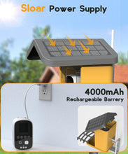 Load image into Gallery viewer, Solar-Powered Bird Feeder with 1080P Camera &amp; 32G Memory Card - Orange Elegance