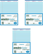 Load image into Gallery viewer, Sustainable Blue Legal Pads 8.5" x 11" - 50 Sheets, 36-Pack for Easy Writing