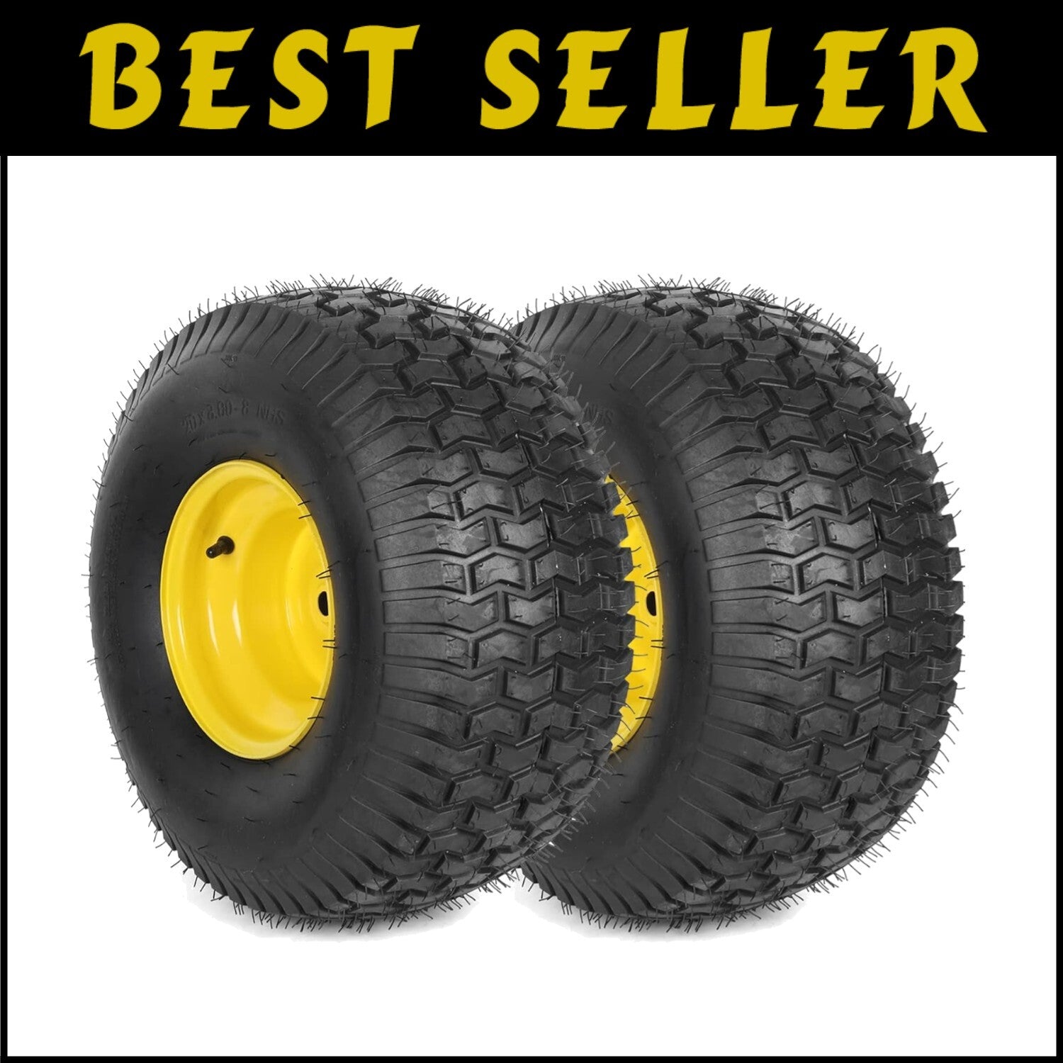 Replace Your John Deere Tires - 20" Tubeless Assemblies with Exceptional Grip