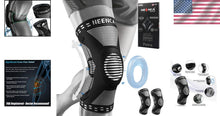 Load image into Gallery viewer, Instant Relief Knee Support Sleeves with Patella Gel Pad &amp; Stabilizers - 2 Pack