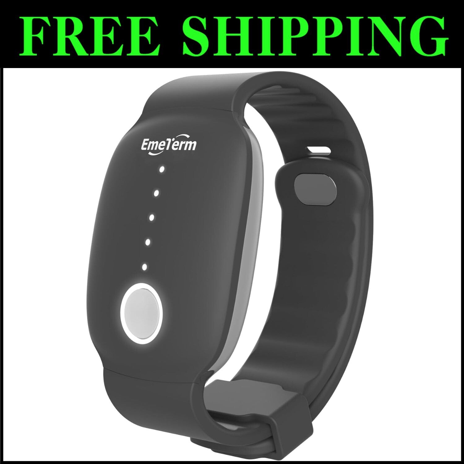 Rechargeable Adjustable Anti-Nausea Wristband for Morning and Motion Sickness