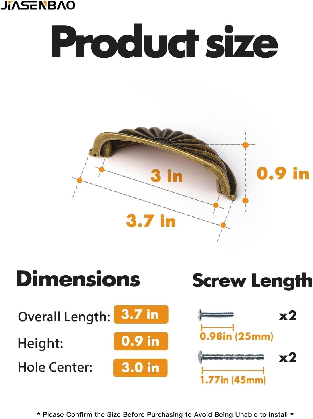 Elegant Antique Brass Cabinet Pulls - 10 Pack Flower Petal Design for All Spaces