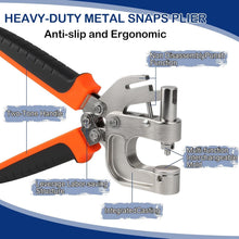 Load image into Gallery viewer, Lightweight Leather Snap Kit with 90 Durable Snaps &amp; User-Friendly Pliers