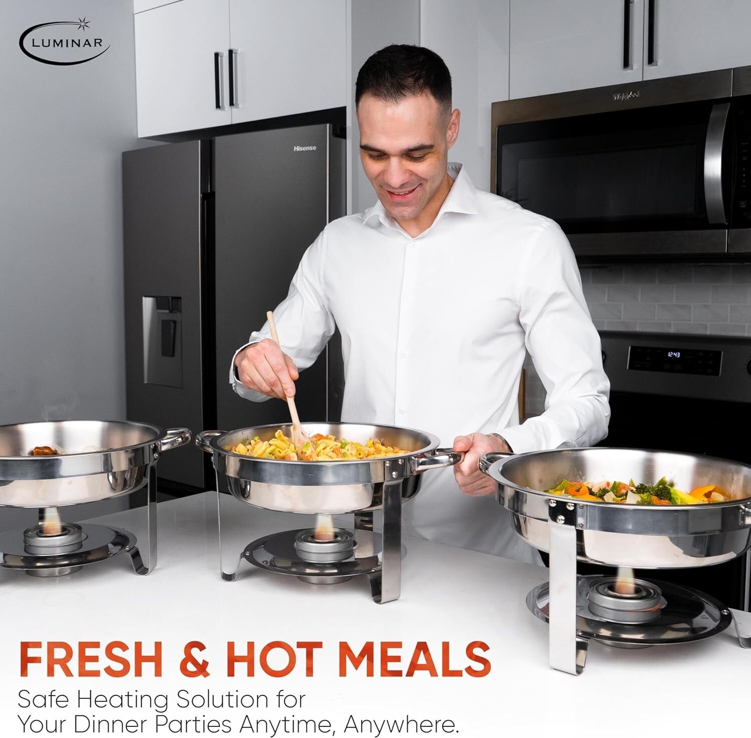 Long-Lasting 6 Hour Resealable Chafing Fuel Cans - Spill-Free Event Solution