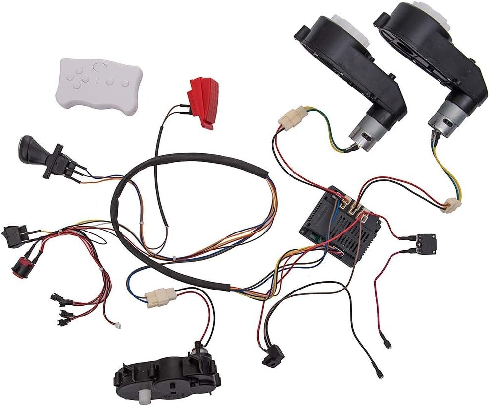 Transform Your Kids Ride-On Car: 12V Modification Kit with Wiring & Motors