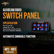 Load image into Gallery viewer, IP68 Waterproof 8 Gang Touch Switch Panel - Safety &amp; Style for Off-Road Vehicles