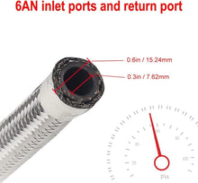 Load image into Gallery viewer, Precision Adjustable Fuel Pressure Regulator with 1-3/4'' Gauge &amp; Aluminum Frame