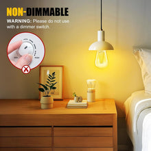 Load image into Gallery viewer, Vintage Style 12-Pack E26 Edison Bulbs - Energy Efficient Warm White Light