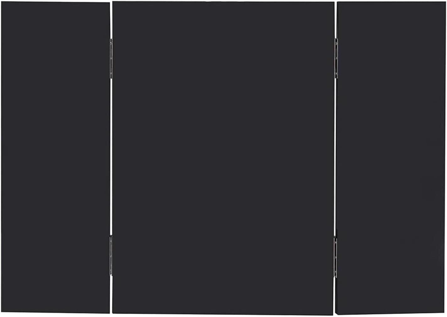 Tri-Fold Portable Vanity Mirror with Beveled Edges - Elegant Tabletop Design