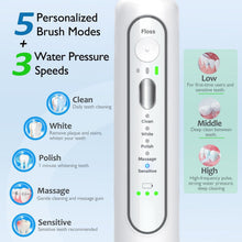 Load image into Gallery viewer, Sonic Electric Toothbrush with Water Flosser - 5 Modes &amp; Smart Timer for Health