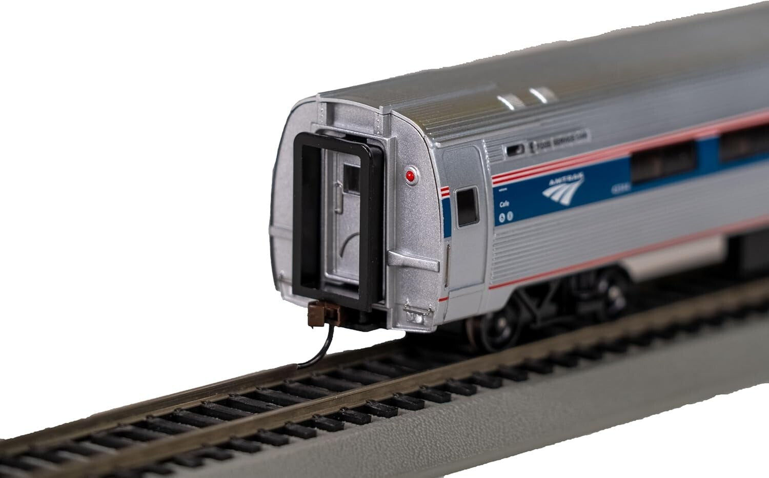 Detailed 85' Amtrak Amfleet I Café Car - Northeast Region Phase VI HO Scale