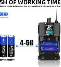 Load image into Gallery viewer, Professional Mono UHF In-Ear Monitor System – 4 Bodypack Receivers Included