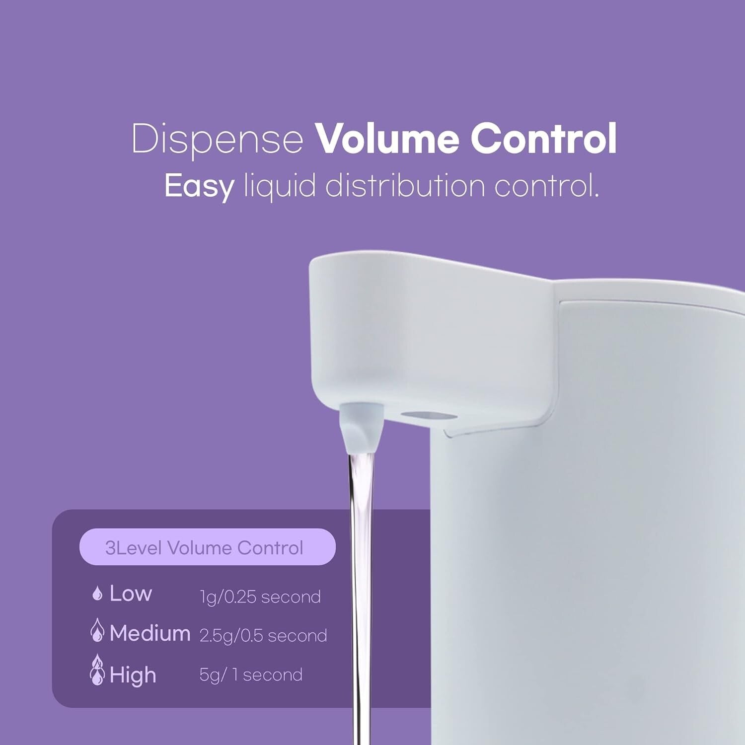 Elegant Touchless Soap Pump Dispenser - 9 oz. Stainless Steel, USB-C Recharge