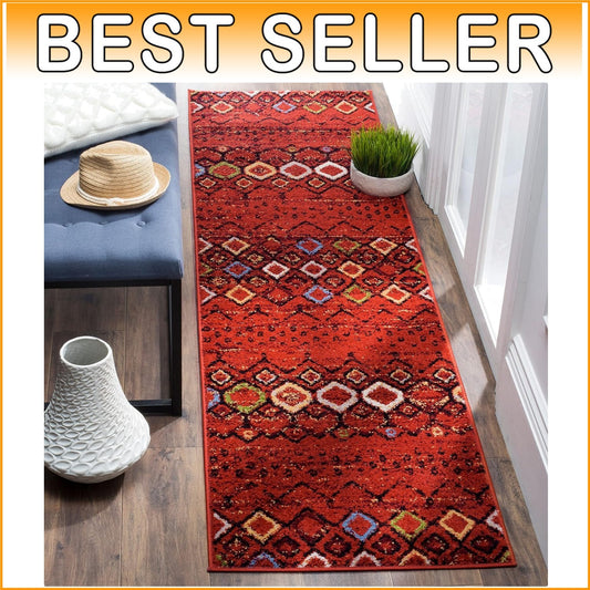 Non-Shedding & Stain Resistant Runner Rug - Ideal for Entryways & Living Rooms