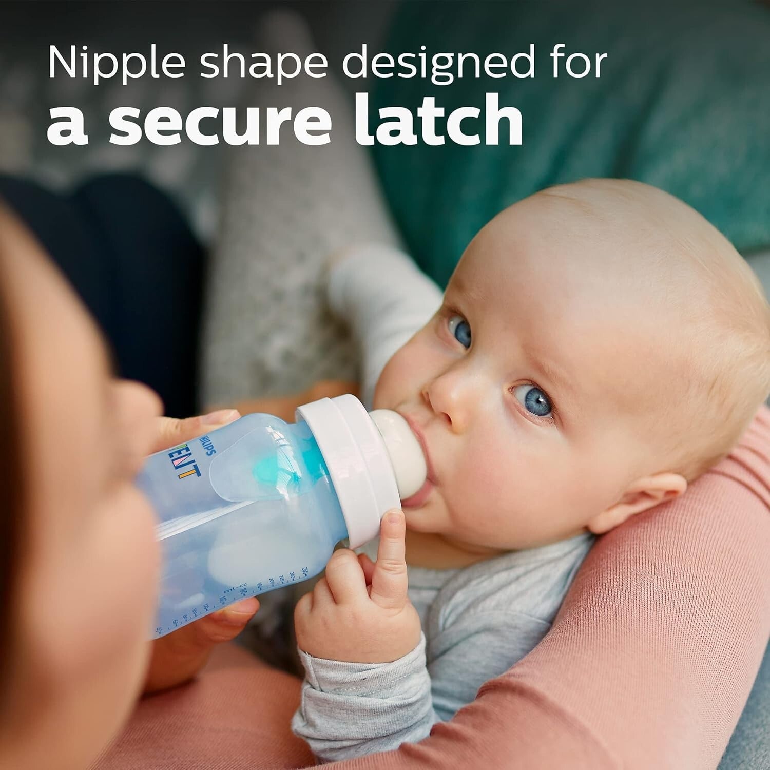 3-Piece Philips Anti-Colic Bottle Set with Snuggle Pacifier - Ideal for Newborns