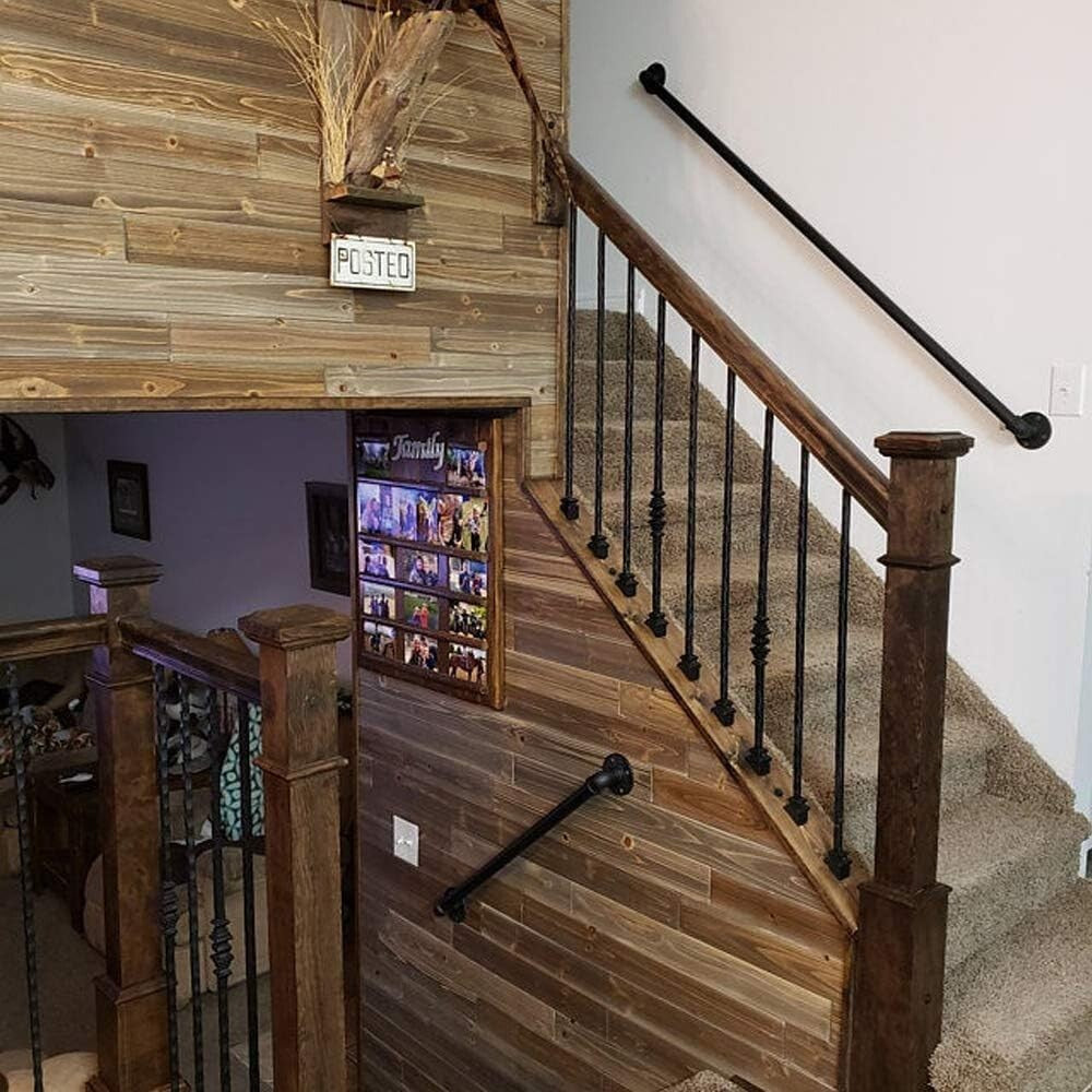 Easy Assembly 3/4” x 30” Industrial Pipe Fittings - Perfect for Unique Shelves