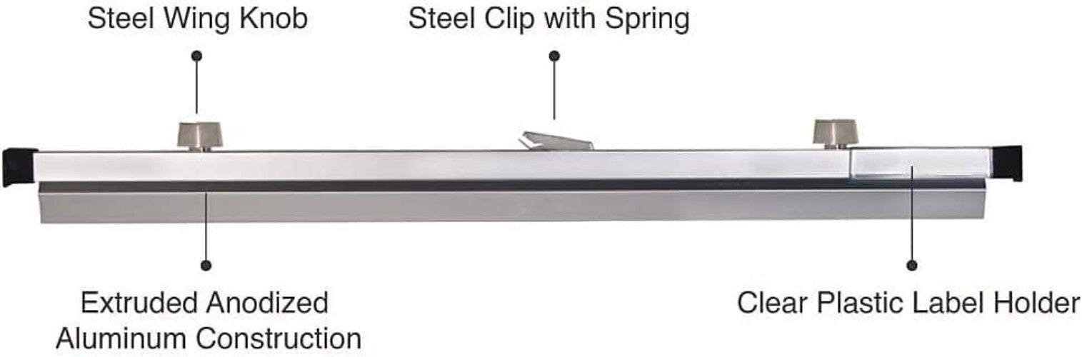 Comprehensive Blueprint Holder Clamp Set – 6 x 42-Inch Heavy-Duty Clips Included