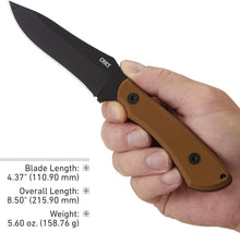 Load image into Gallery viewer, Heavy Duty Ramadi Tactical Knife with Full Tang SK-5 Blade and Protective Sheath