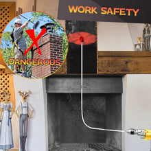 Load image into Gallery viewer, Efficient Chimney Cleaning Kit: 33 Feet of Flexible Nylon Rods &amp; Tools
