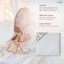 Load image into Gallery viewer, Soft &amp; Breezy Cooling 800 Thread Count King Fitted Sheet - Silver, Deep Pocket