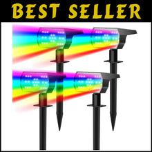 Load image into Gallery viewer, 7 Lighting Modes Solar Outdoor Lights, Waterproof IP68 - Perfect for Decoration