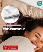 Load image into Gallery viewer, Grade 6A Silk Pillow Case Set of 2 King | Cooling Zipper Closure | Pure White