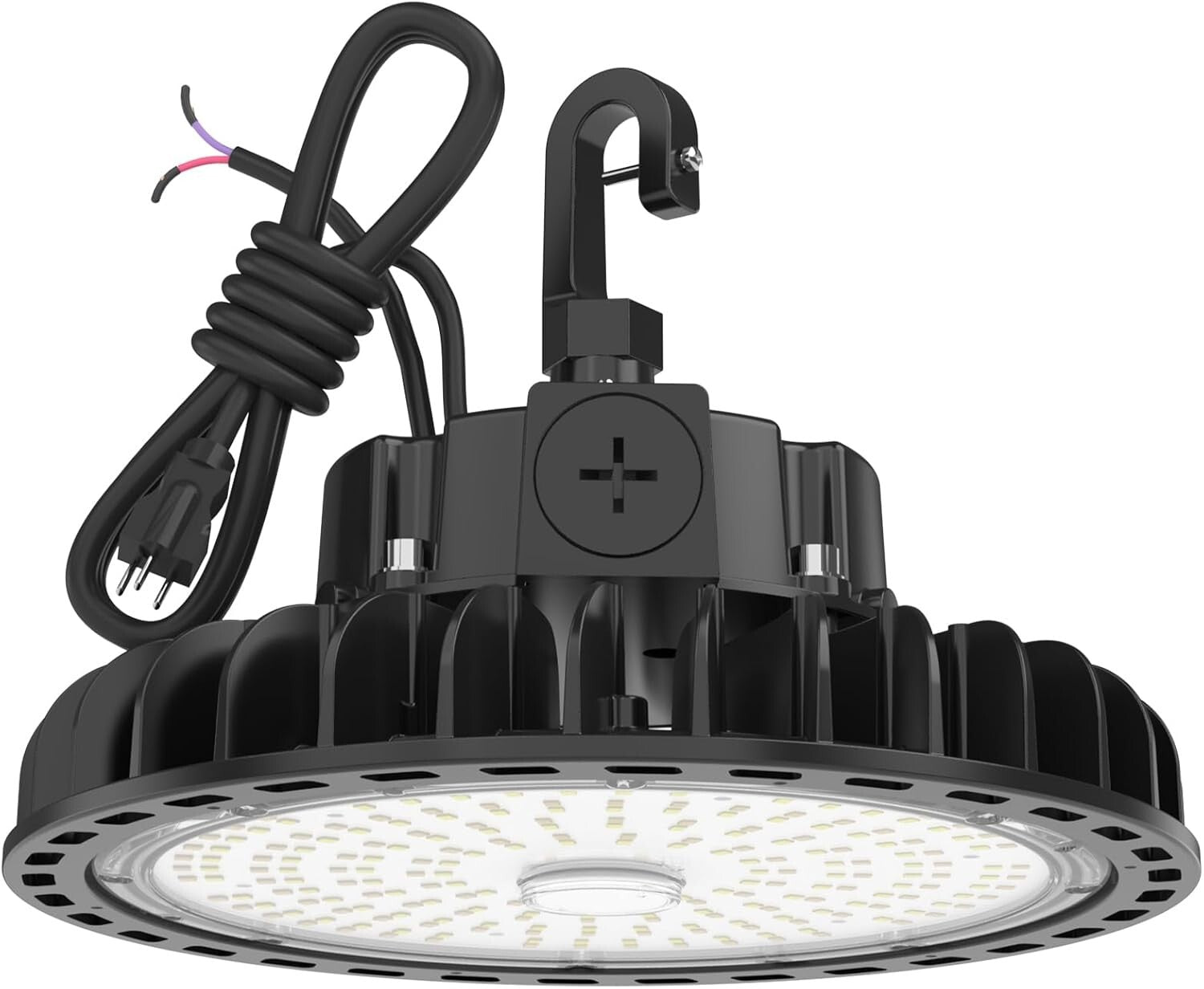 Energy Efficient 100W High Bay UFO LED Light - 14500Lumen, Hook Mount, Dimmable