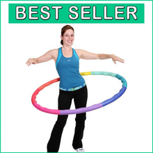 Load image into Gallery viewer, Compact 40-Inch Weighted Hula Hoop - Portable Fitness Tool for Weight Loss