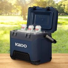Load image into Gallery viewer, Rugged Blue 25QT Hard Cooler - Durable Insulation for Camping &amp; Outdoor Fun