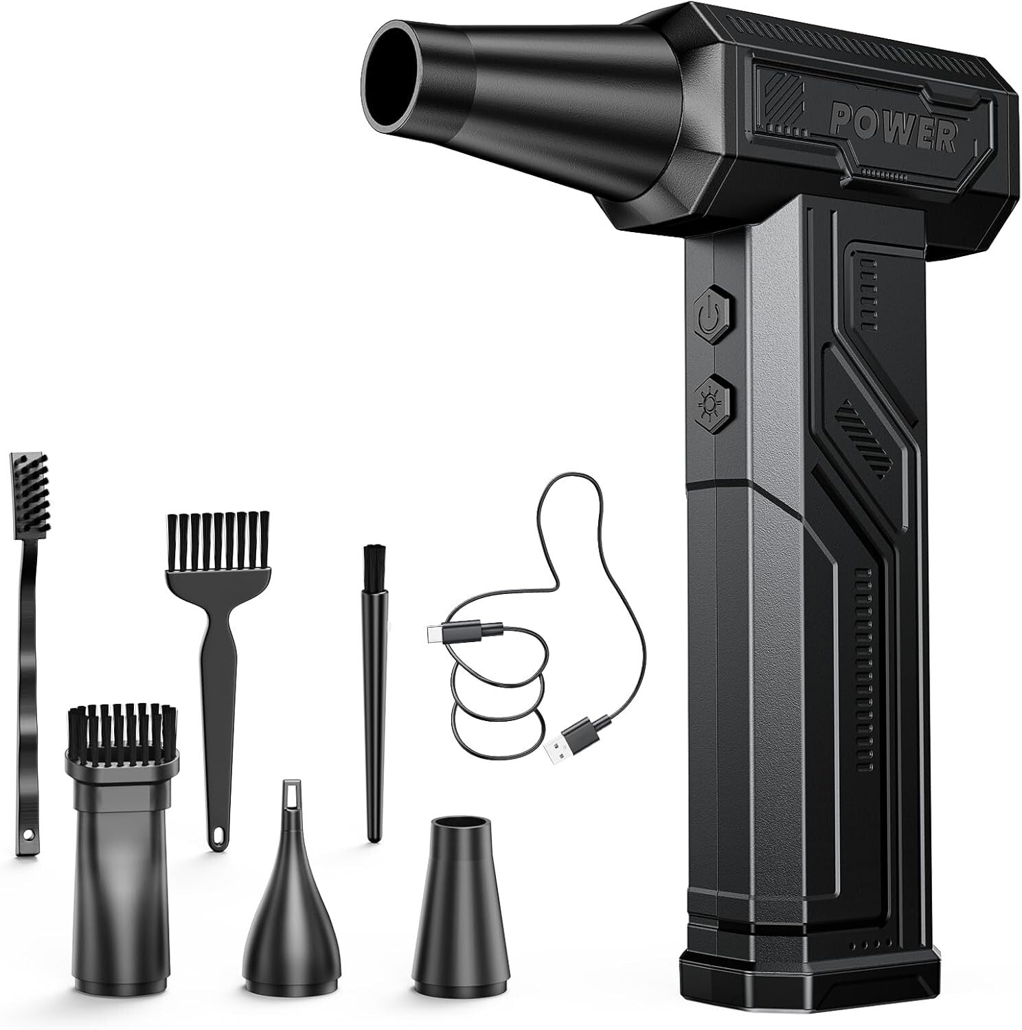 Eco-Friendly Electric Air Duster - Lightweight & Powerful Compressed Air Tool