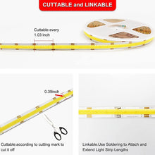 Load image into Gallery viewer, CCT 32.8ft Tunable White LED Strip - Bluetooth Dimmable Tape Light for Elegance
