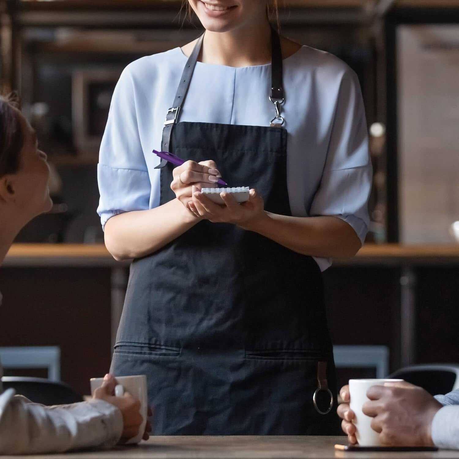 Bulk 200 Retractable Purple Barrel Pens - Medium Point, Smooth Writing Solutions