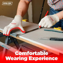 Load image into Gallery viewer, Versatile Non-Slip Work Gloves - 300 Pairs of Red Nitrile Coated Safety Gloves