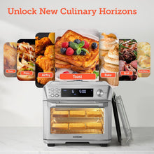 Load image into Gallery viewer, Smart 12-in-1 Air Fryer Toaster Oven Combo - 26QT Stainless Steel Masterpiece