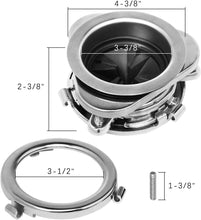 Load image into Gallery viewer, Premium Stainless Steel Sink Flange Kit with Rubber Splash Guard – Easy Install!