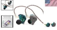 Load image into Gallery viewer, Professional 5BA+1DD Hybrid Earphones - Exceptional Clarity &amp; Sound Isolation