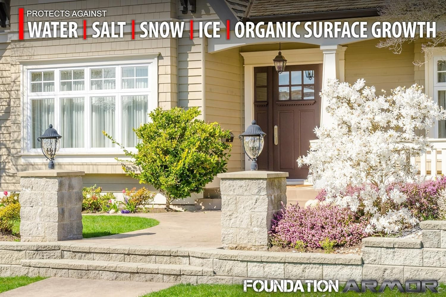 Professional Grade 5-Gallon Clear Water Repellent Sealer for Masonry Surfaces